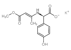 d-(-)-a-4-hydroxyphenylglycine dane salt methyl potassium Structure