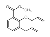 Benzoicacid, 3-(2-propen-1-yl)-2-(2-propen-1-yloxy)-, methyl ester Structure