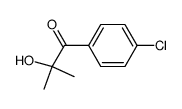 1-(4-chlorophenyl)-2-hydroxy-2-methylpropan-1-one结构式