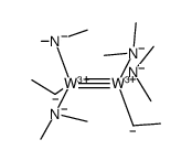W2(Et)2(NMe2)4 Structure