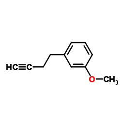 1-(丁-3-炔-1-基)-3-甲氧基苯结构式