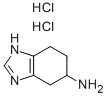 5-氨基-4,5,6,7-四氢苯并咪唑二盐酸盐结构式