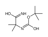 Boc-2-氨基异丁酸酰胺结构式