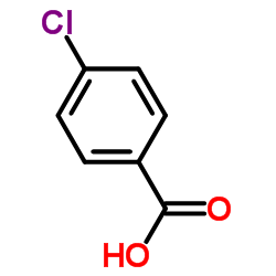 4-Chlorobenzoic acid Structure