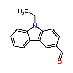 N-乙基咔唑-3-甲醛结构式