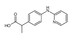 2-[4-(pyridin-2-ylamino)phenyl]propanoic acid结构式