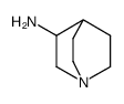 (RS)-3-amino-1-azabicyclo[2.2.2]octane结构式