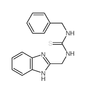 Thiourea,N-(1H-benzimidazol-2-ylmethyl)-N'-(phenylmethyl)-结构式