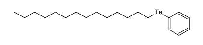 phenyl(tetradecyl)tellane Structure