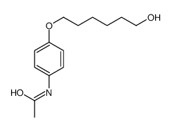 N-[4-(6-hydroxyhexoxy)phenyl]acetamide结构式