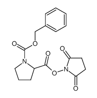 1-benzyl 2-(2,5-dioxopyrrolidin-1-yl) pyrrolidine-1,2-dicarboxylate结构式