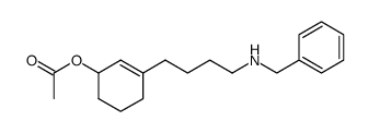3-(4-(benzylamino)butyl)cyclohex-2-en-1-yl acetate结构式