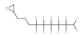 3-(1H,1H,7H-十二氟庚氧基)-1,2-环氧丙烯酸结构式