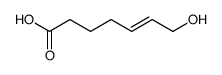 (E)-7-hydroxyhept-5-enoic acid结构式