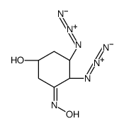 (1R,3R,4R)-3,4-diazido-5-hydroxyiminocyclohexan-1-ol Structure