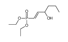 1-diethoxyphosphorylhex-1-en-3-ol Structure