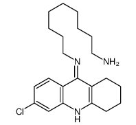 N'-(6-chloro-1,2,3,4-tetrahydroacridin-9-yl)nonane-1,9-diamine结构式