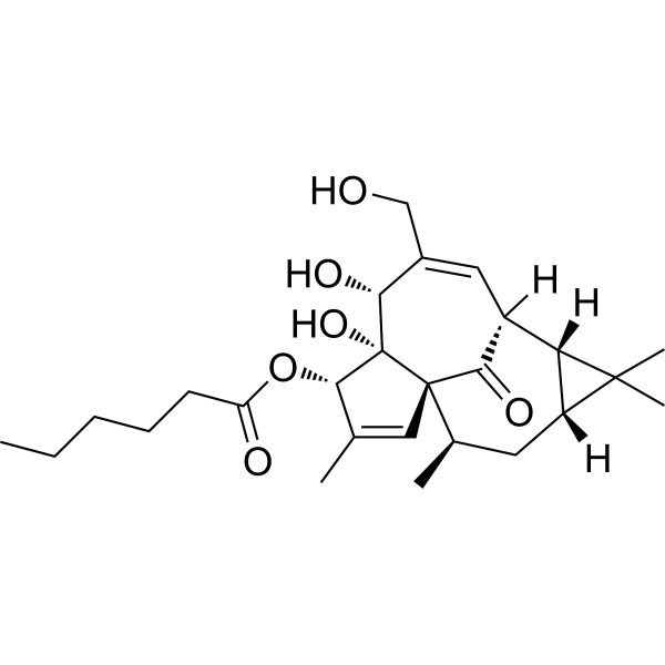 Ingenol 3-Hexanoate Structure