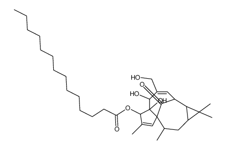 3-O-tetradecanoylingenol结构式