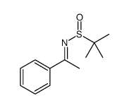 2-Propanesulfinamide, 2-methyl-N-(1-phenylethylidene) Structure