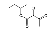 sec-butyl 2-chloroacetoacetate Structure