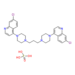 磷酸哌喹结构式