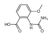 3-methoxy-2-ureido-benzoic acid Structure