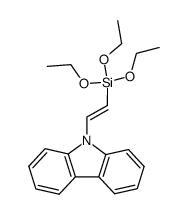 (E)-9-[2-(triethoxysilyl)ethenyl]-9H-carbazole结构式