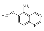 6-甲氧基-5-喹唑啉胺结构式