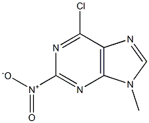 6-chloro-9-methyl-2-nitro-9H-purine Structure