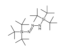 2-[ditert-butyl-(2-tritert-butylsilyliminohydrazinyl)silyl]-2-methylpropane结构式