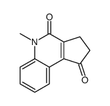 5-methyl-2,3-dihydrocyclopenta[c]quinoline-1,4-dione结构式
