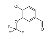 4-chloro-3-(trifluoromethoxy)benzaldehyde Structure