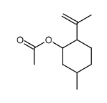 乙酸异胡薄荷酯结构式