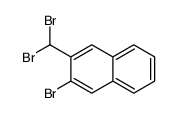 2-bromo-3-(dibromomethyl)naphthalene结构式