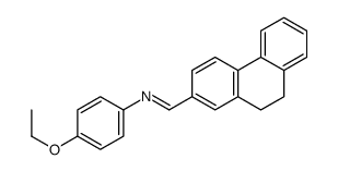 1-(9,10-dihydrophenanthren-2-yl)-N-(4-ethoxyphenyl)methanimine Structure