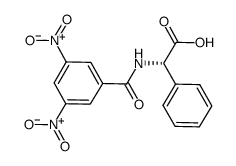 (S)-N-3,5-二硝基苯甲酰基亮氨酸结构式