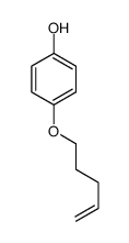 4-pent-4-enoxyphenol Structure