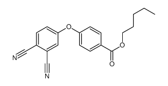 pentyl 4-(3,4-dicyanophenoxy)benzoate结构式