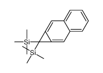 trimethyl-(1-trimethylsilylcyclopropa[b]naphthalen-1-yl)silane结构式