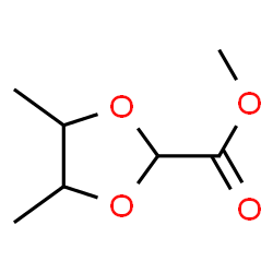 1,3-Dioxolane-2-carboxylicacid,4,5-dimethyl-,methylester(7CI)结构式