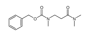 [2-(dimethylcarbamoyl)ethyl]methylcarbamic acid benzyl ester结构式