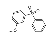 1-methoxy-3-(phenylsulfonyl)benzene结构式