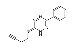 N-but-3-ynyl-6-phenyl-1,2,4,5-tetrazin-3-amine Structure