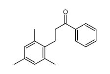 1-phenyl-3-(2,4,6-trimethylphenyl)propan-1-one结构式