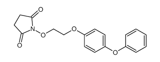 1-[2-(4-phenoxyphenoxy)ethoxy]pyrrolidine-2,5-dione Structure