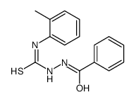 1-benzamido-3-(2-methylphenyl)thiourea Structure