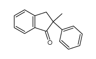 2-methyl-2-phenyl-2,3-dihydro-1H-inden-1-one Structure