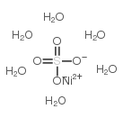 硫酸镍(II),六水合物结构式