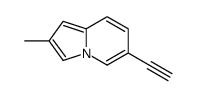 6-ethynyl-2-methylindolizine Structure